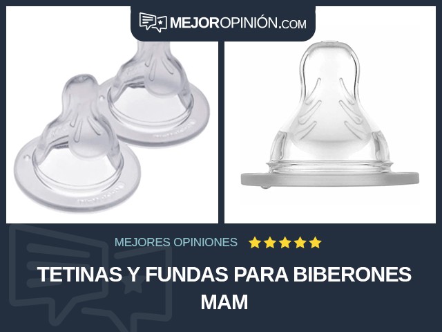 Tetinas y fundas para biberones MAM