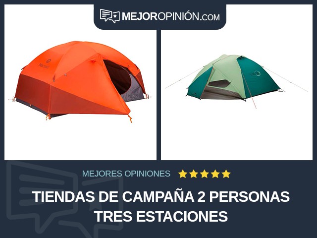 Tiendas de campaña 2 personas Tres estaciones