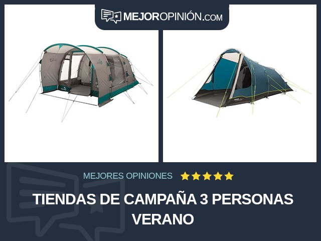 Tiendas de campaña 3 personas Verano