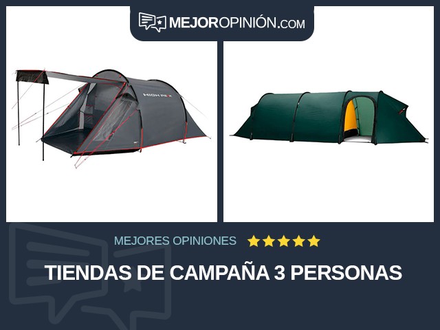 Tiendas de campaña 3 personas