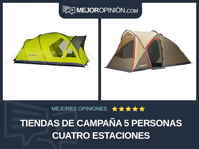 Tiendas de campaña 5 personas Cuatro estaciones
