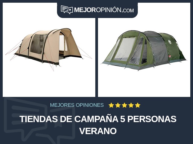 Tiendas de campaña 5 personas Verano