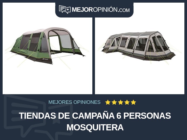 Tiendas de campaña 6 personas Mosquitera