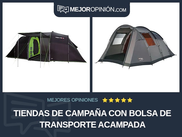 Tiendas de campaña Con bolsa de transporte Acampada