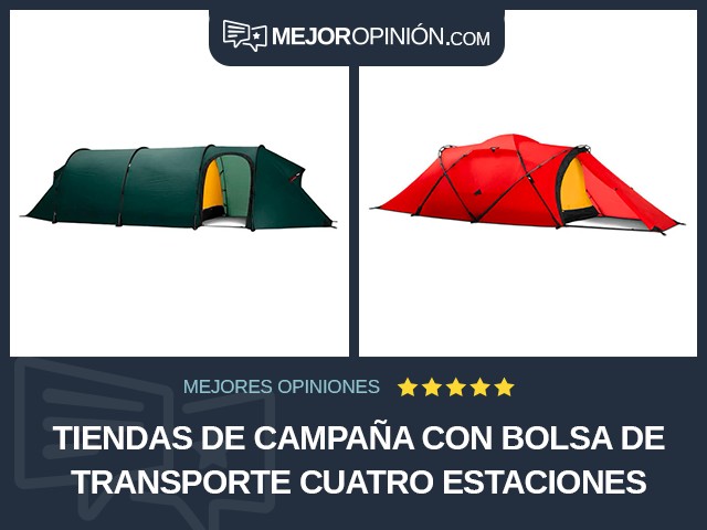 Tiendas de campaña Con bolsa de transporte Cuatro estaciones