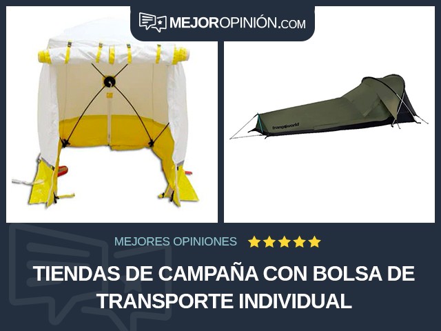 Tiendas de campaña Con bolsa de transporte Individual