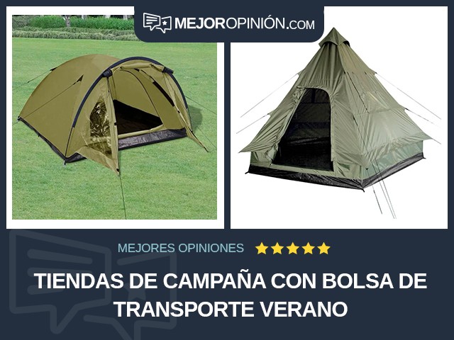 Tiendas de campaña Con bolsa de transporte Verano