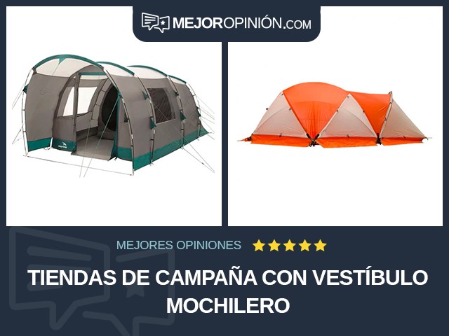 Tiendas de campaña Con vestíbulo Mochilero