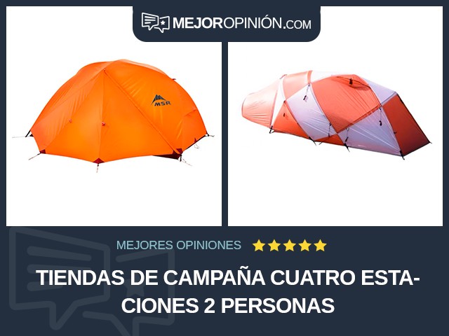 Tiendas de campaña Cuatro estaciones 2 personas