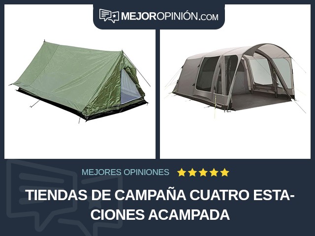 Tiendas de campaña Cuatro estaciones Acampada