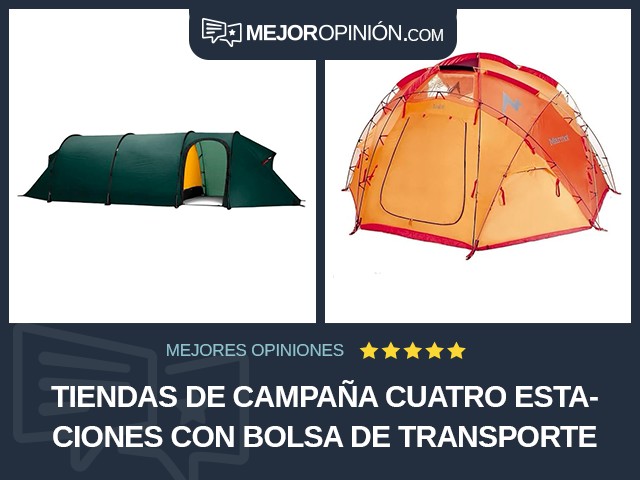 Tiendas de campaña Cuatro estaciones Con bolsa de transporte