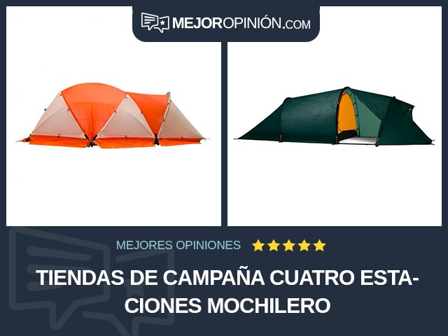 Tiendas de campaña Cuatro estaciones Mochilero