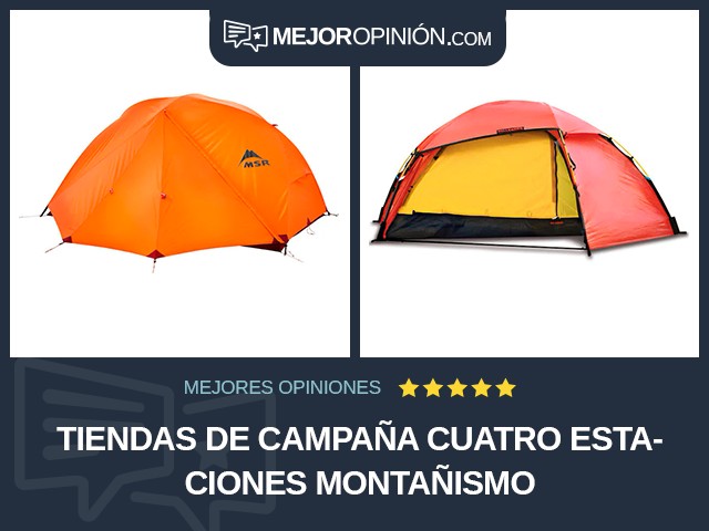 Tiendas de campaña Cuatro estaciones Montañismo