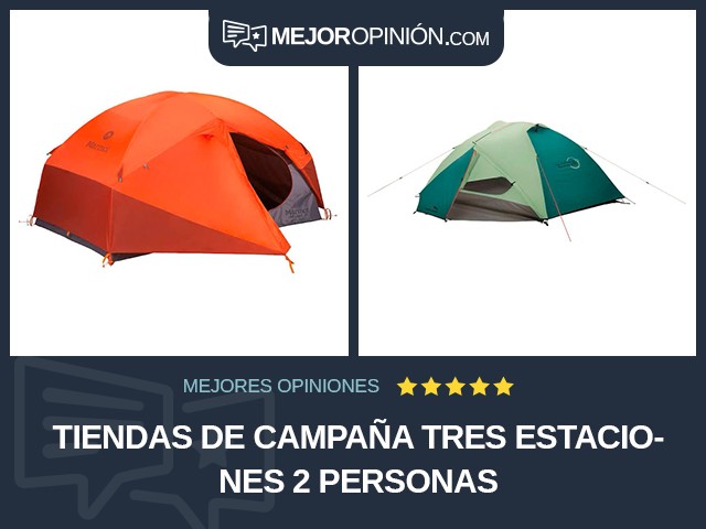 Tiendas de campaña Tres estaciones 2 personas