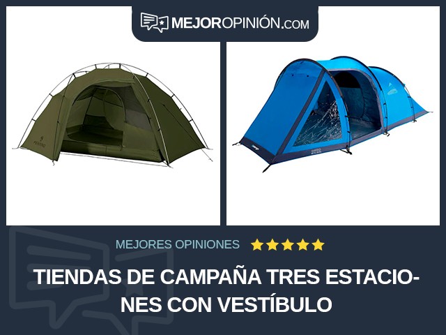 Tiendas de campaña Tres estaciones Con vestíbulo