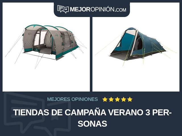 Tiendas de campaña Verano 3 personas