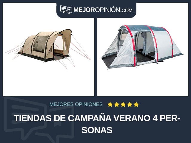 Tiendas de campaña Verano 4 personas