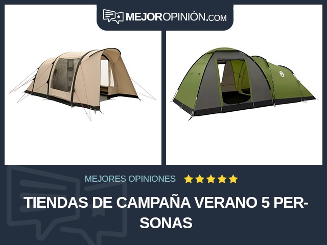 Tiendas de campaña Verano 5 personas