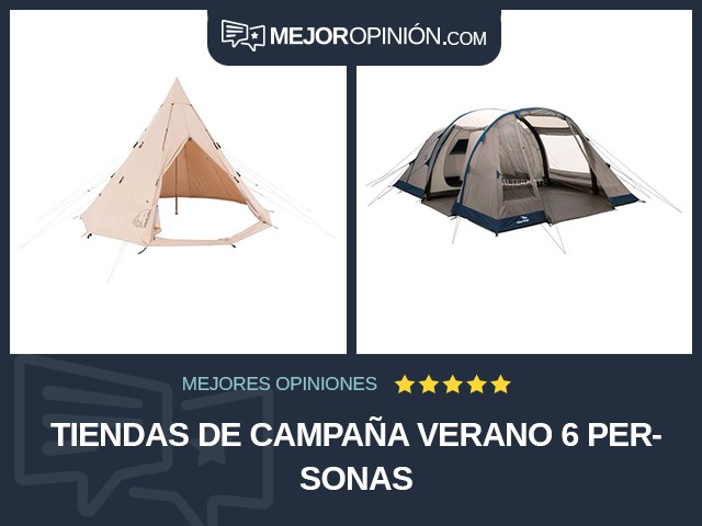 Tiendas de campaña Verano 6 personas