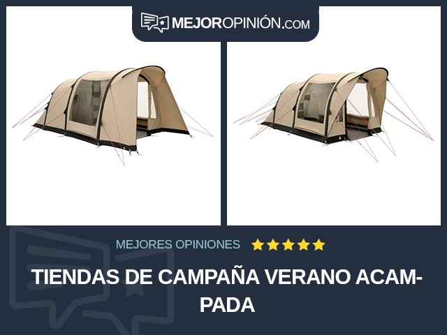 Tiendas de campaña Verano Acampada