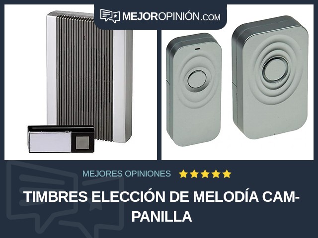 Timbres Elección de melodía Campanilla