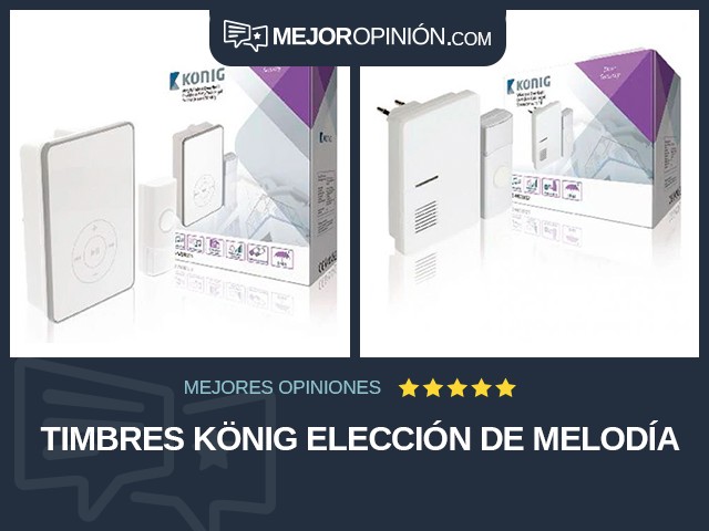 Timbres König Elección de melodía