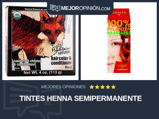 Tintes Henna Semipermanente