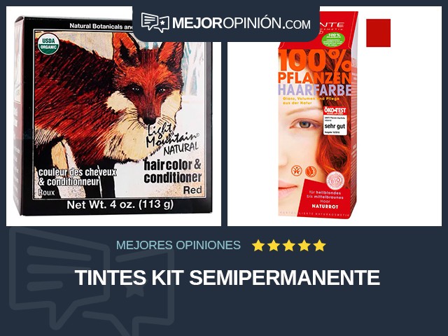 Tintes Kit Semipermanente