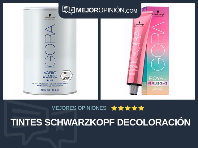 Tintes Schwarzkopf Decoloración