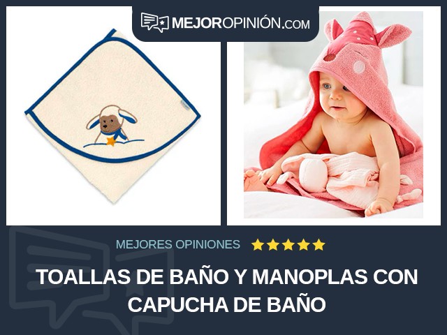 Toallas de baño y manoplas Con capucha De baño