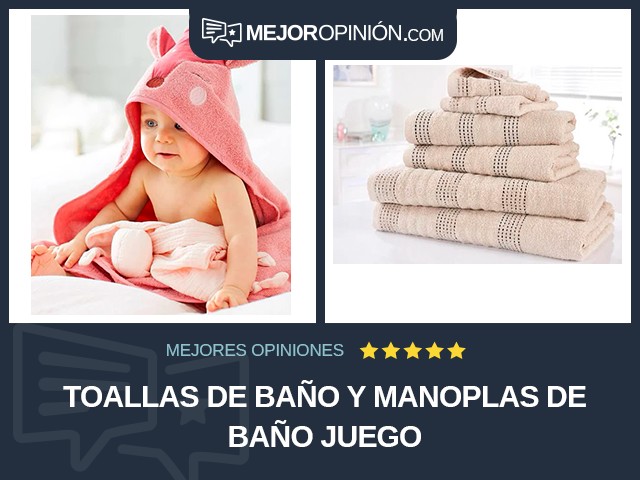 Toallas de baño y manoplas De baño Juego