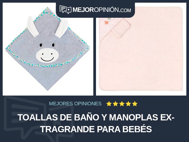 Toallas de baño y manoplas Extragrande Para bebés