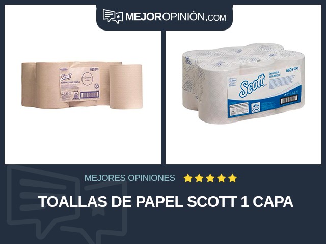 Toallas de papel Scott 1 capa