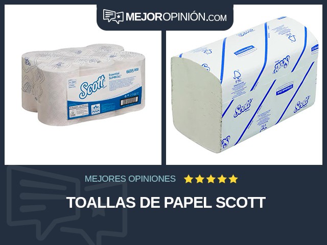 Toallas de papel Scott