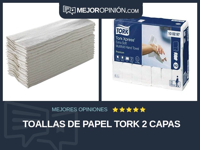 Toallas de papel Tork 2 capas