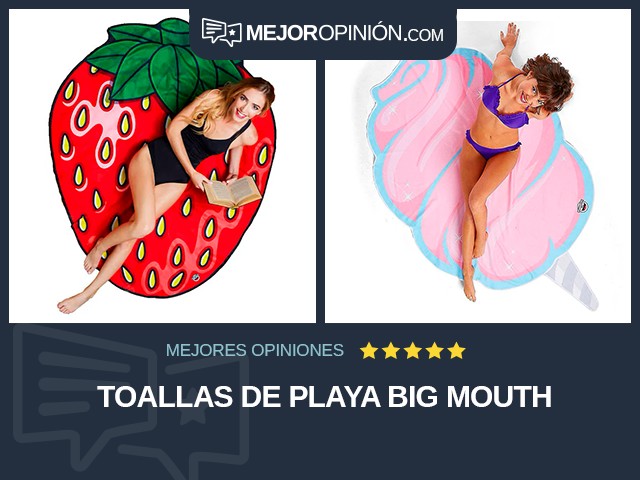 Toallas de playa Big Mouth