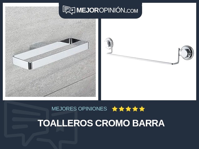 Toalleros Cromo Barra