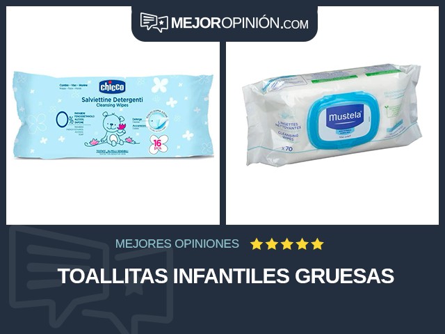 Toallitas infantiles Gruesas