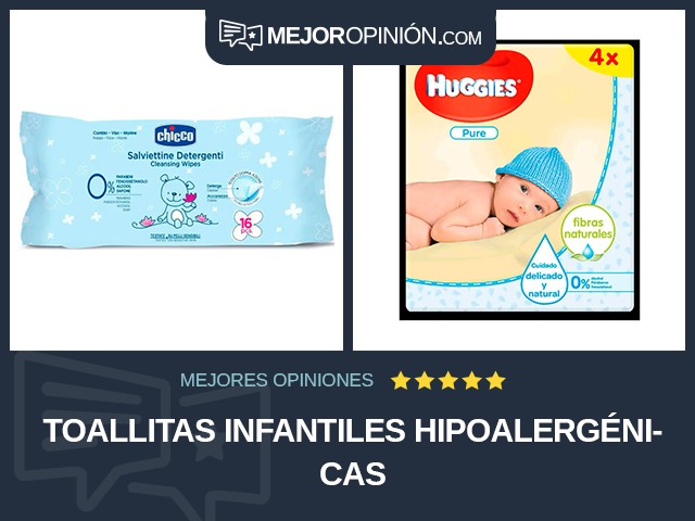 Toallitas infantiles Hipoalergénicas
