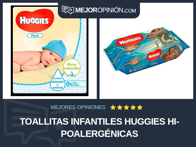 Toallitas infantiles Huggies Hipoalergénicas