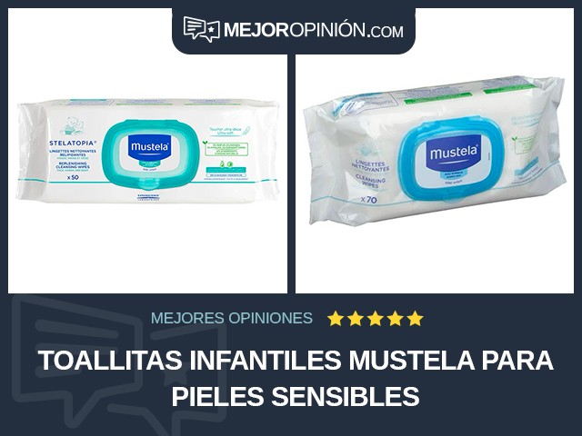 Toallitas infantiles Mustela Para pieles sensibles