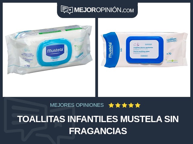 Toallitas infantiles Mustela Sin fragancias