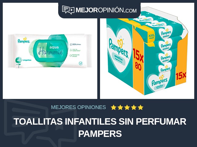 Toallitas infantiles Sin perfumar Pampers