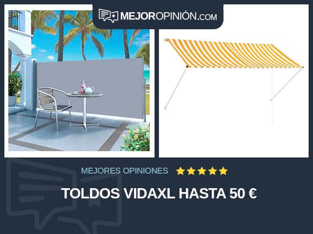 Toldos vidaXL Hasta 50 €