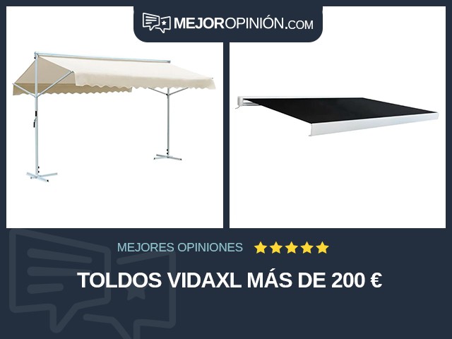 Toldos vidaXL Más de 200 €