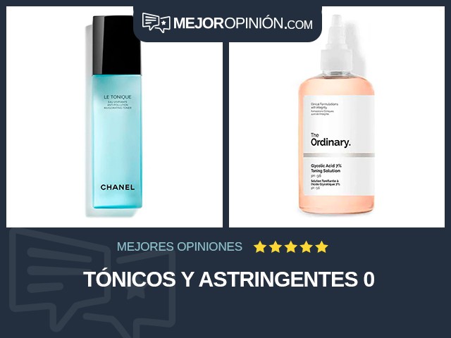 Tónicos y astringentes 0