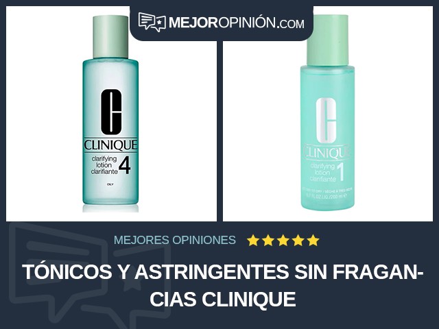 Tónicos y astringentes Sin fragancias Clinique