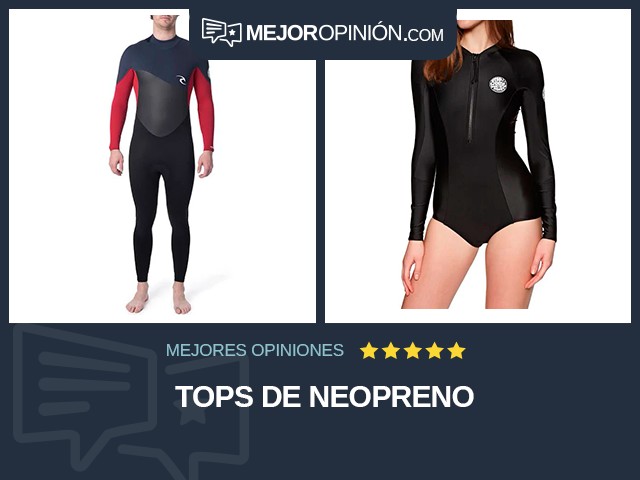 Tops de neopreno