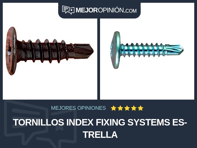 Tornillos INDEX Fixing Systems Estrella
