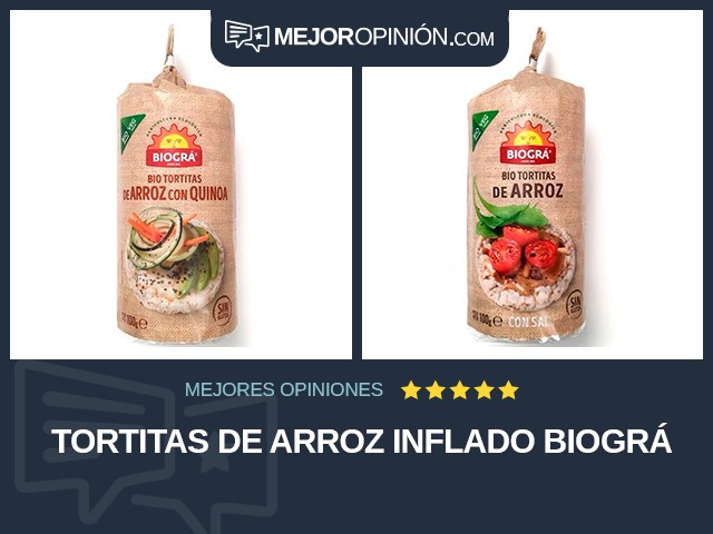 Tortitas de arroz inflado Biográ